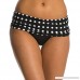 Swyss Women Polka-dot Printed Tankini Set Plus Size Swimsuit Push up Padded Bathing Suit Beachwear Black B07MXBPC24